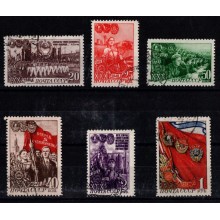 1948 - Sovjetunionen - AFA 1293-98 - Frimærke - Stemplet.